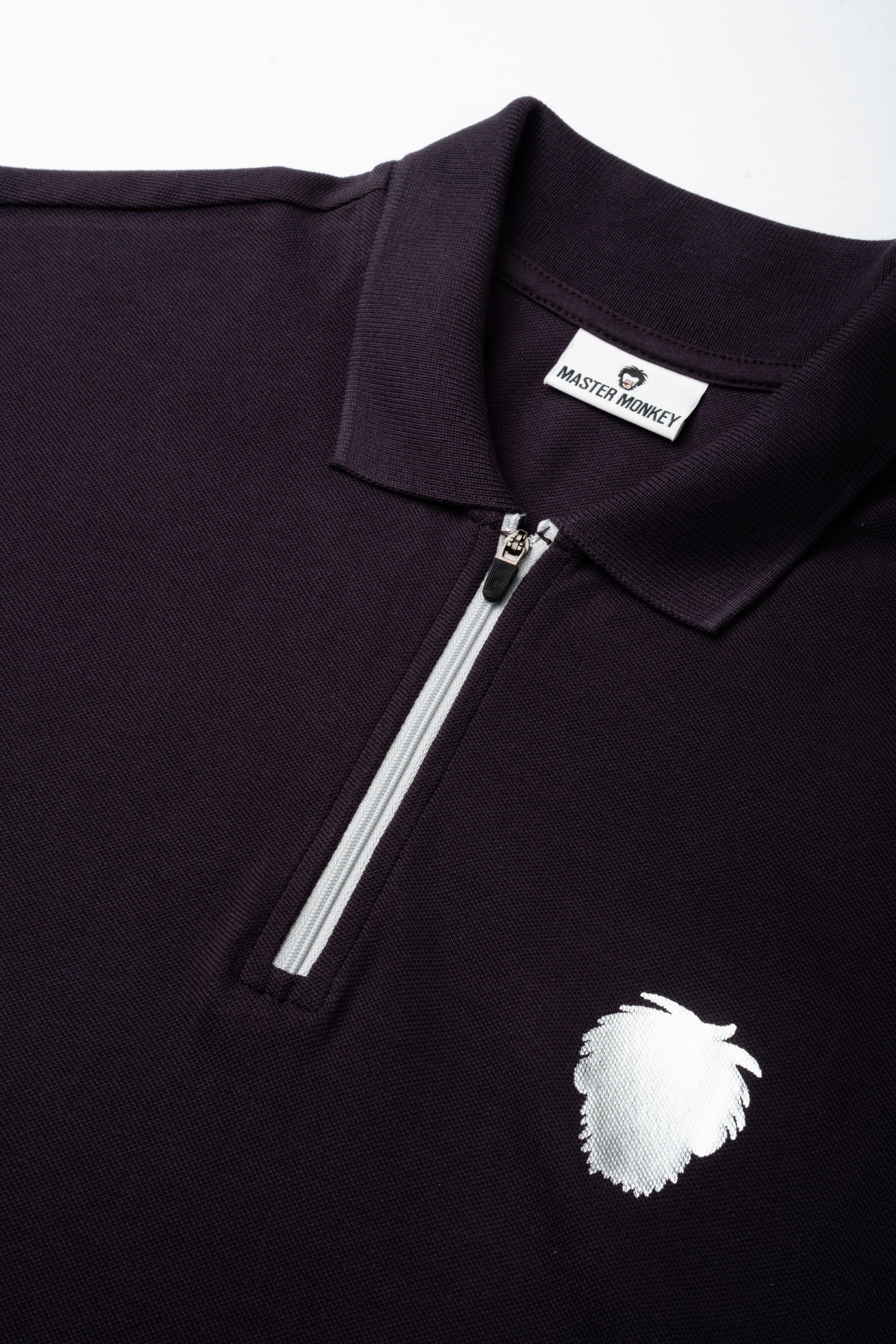 Men's Cotton Polo Shirt Silver Collection