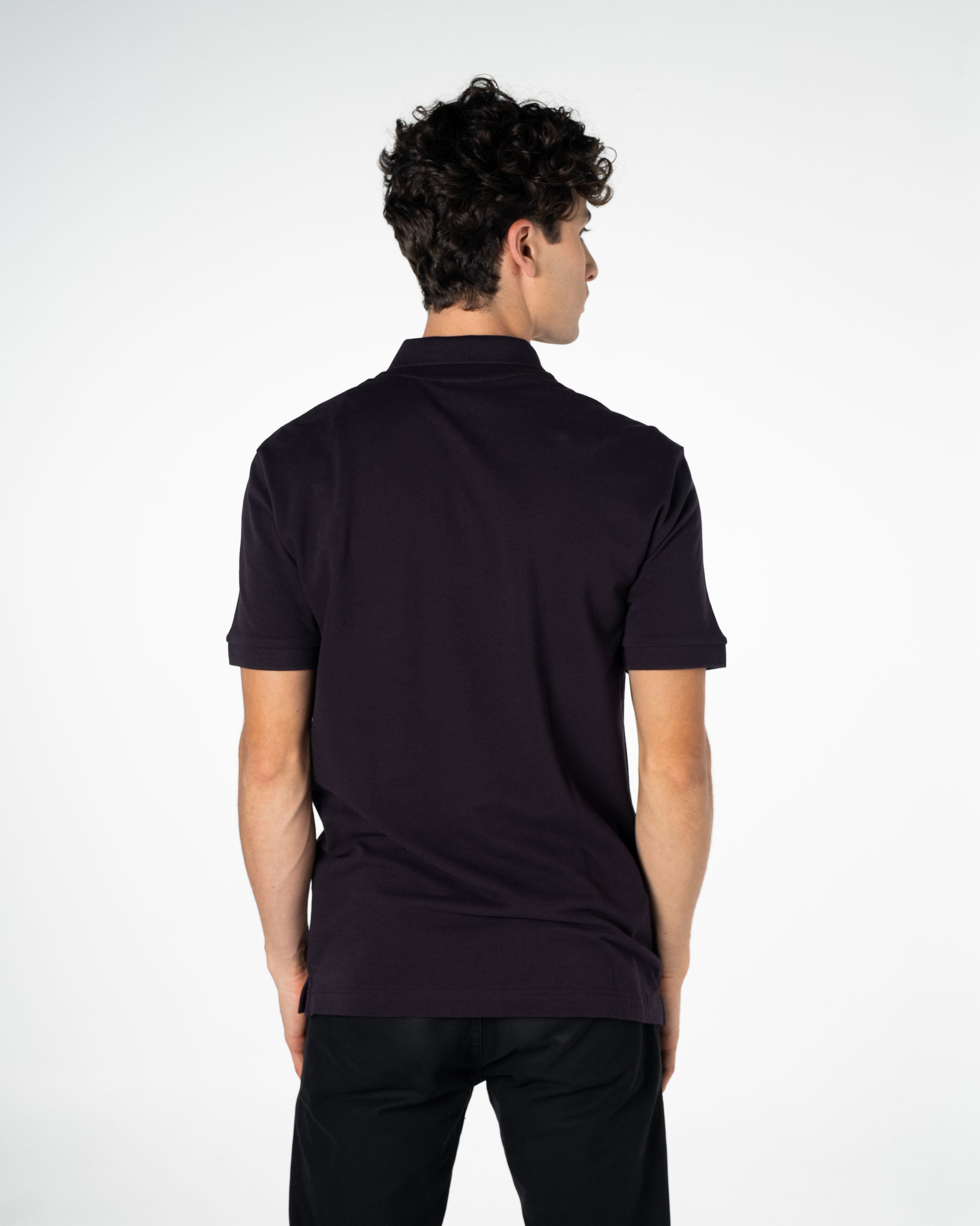 Men's Cotton Polo Shirt Silver Collection