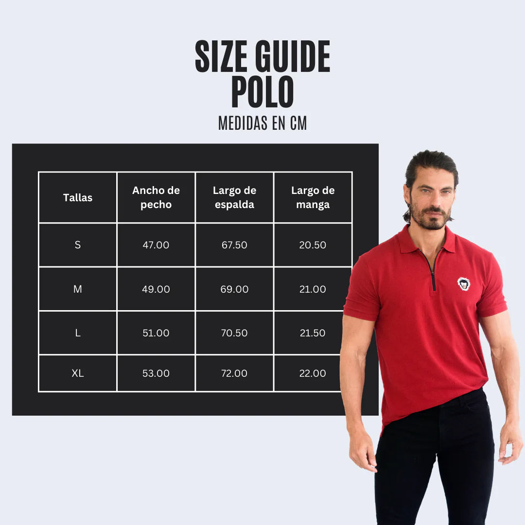 Men's Cotton Polo Shirt Silver Collection