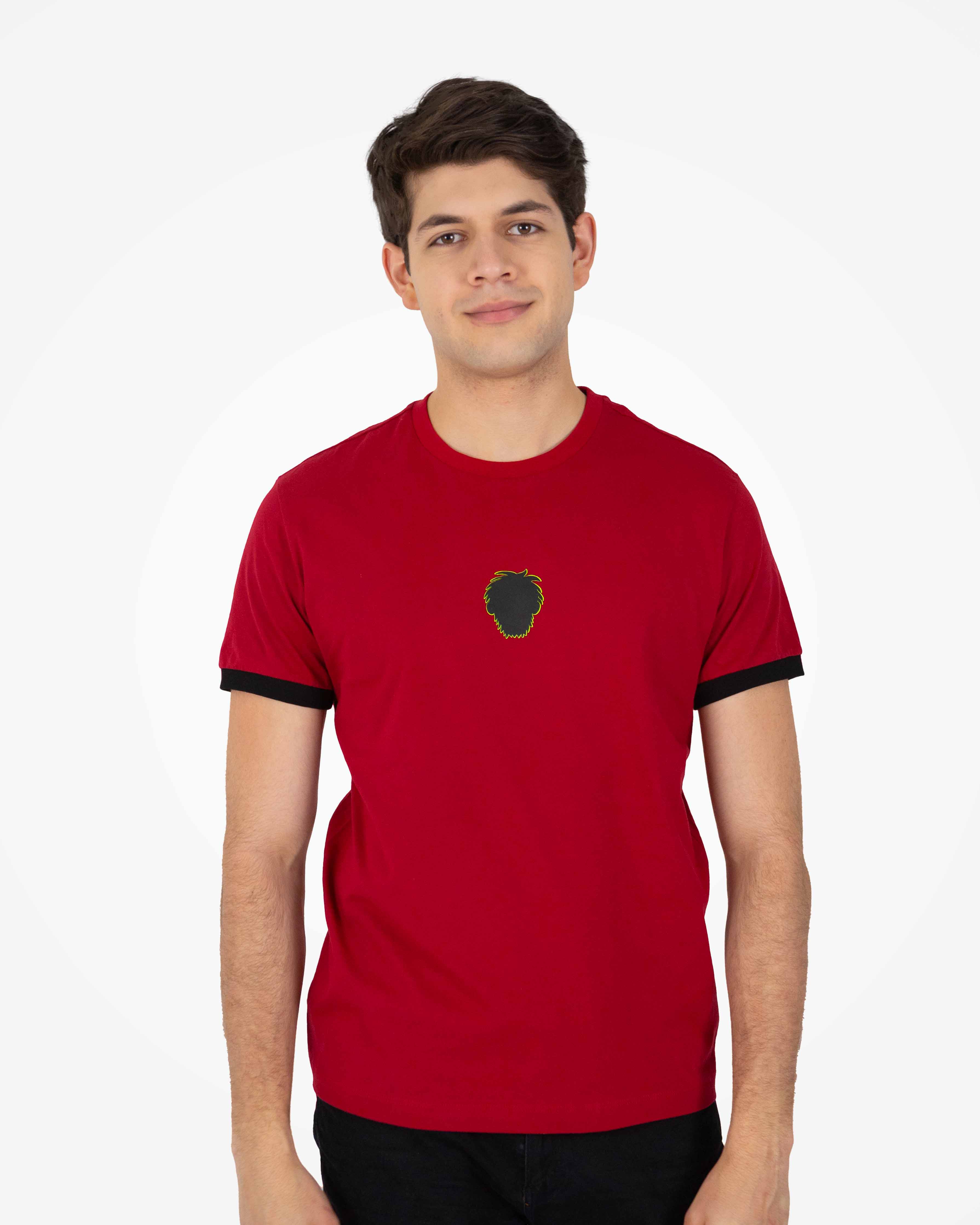 Men's Cotton T-shirt Silhouette Collection Rubber