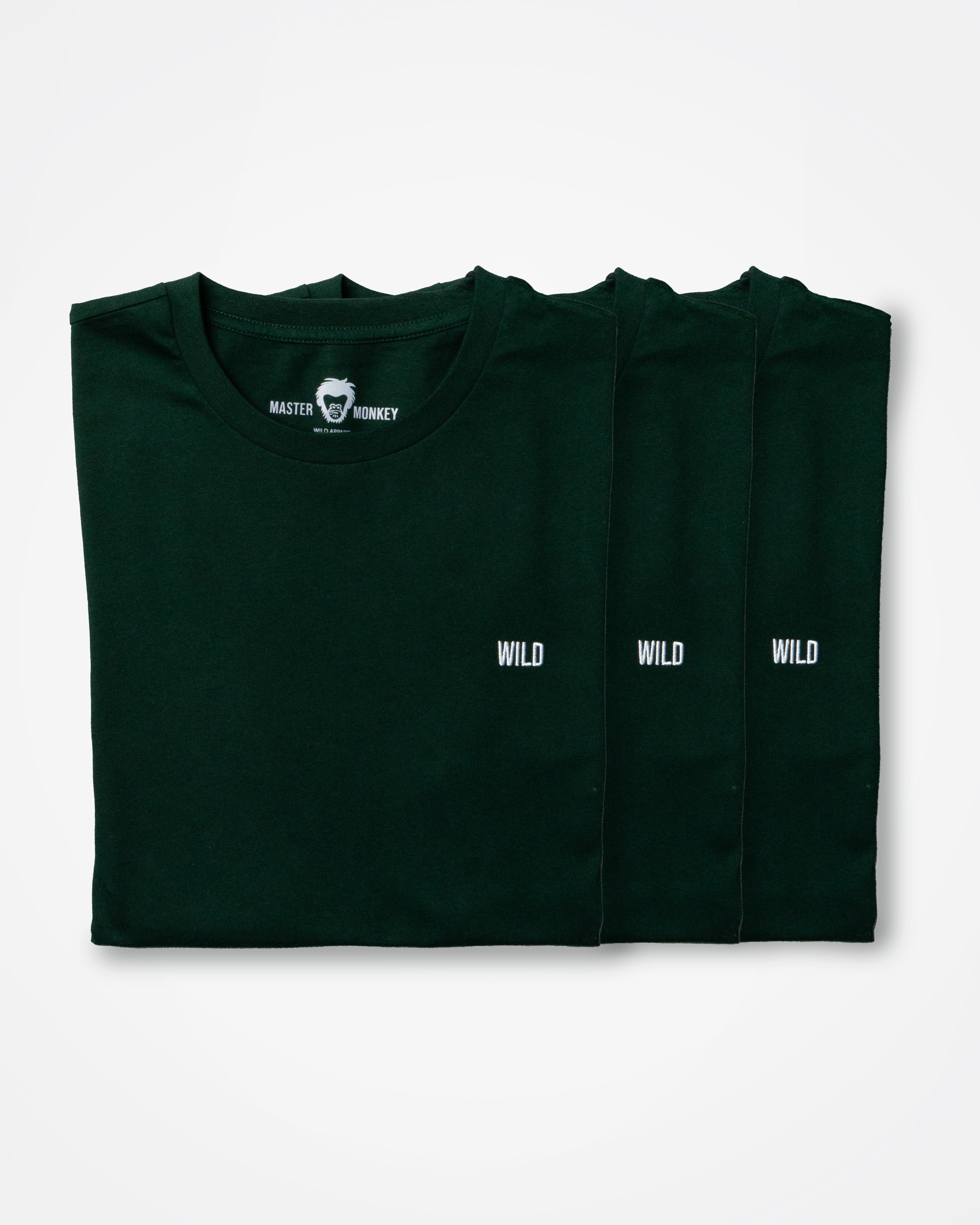 10% OFF 3 Pack of Wild Collection T-shirts - Botanical Garden