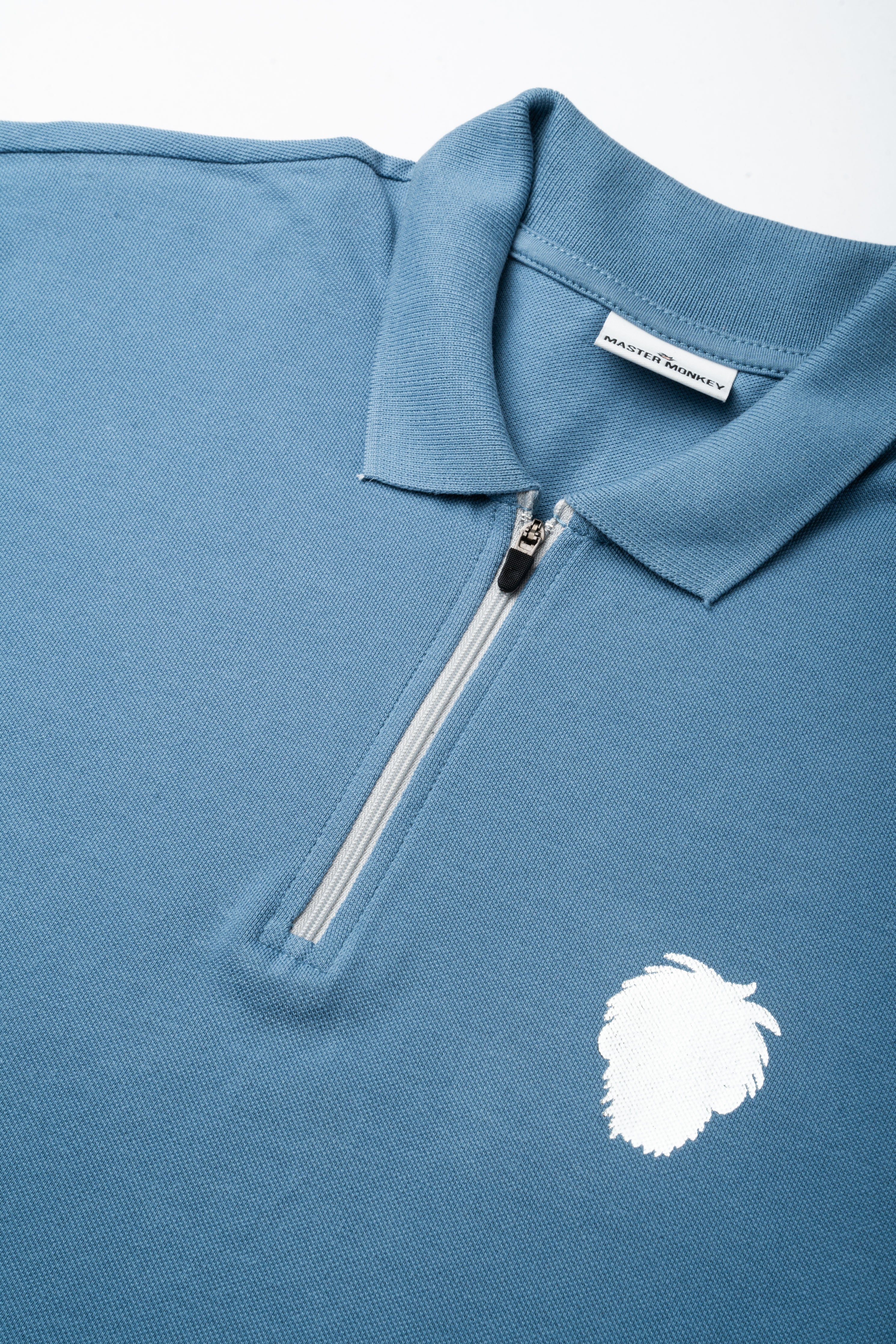 Men's Cotton Polo Shirt Silver Collection