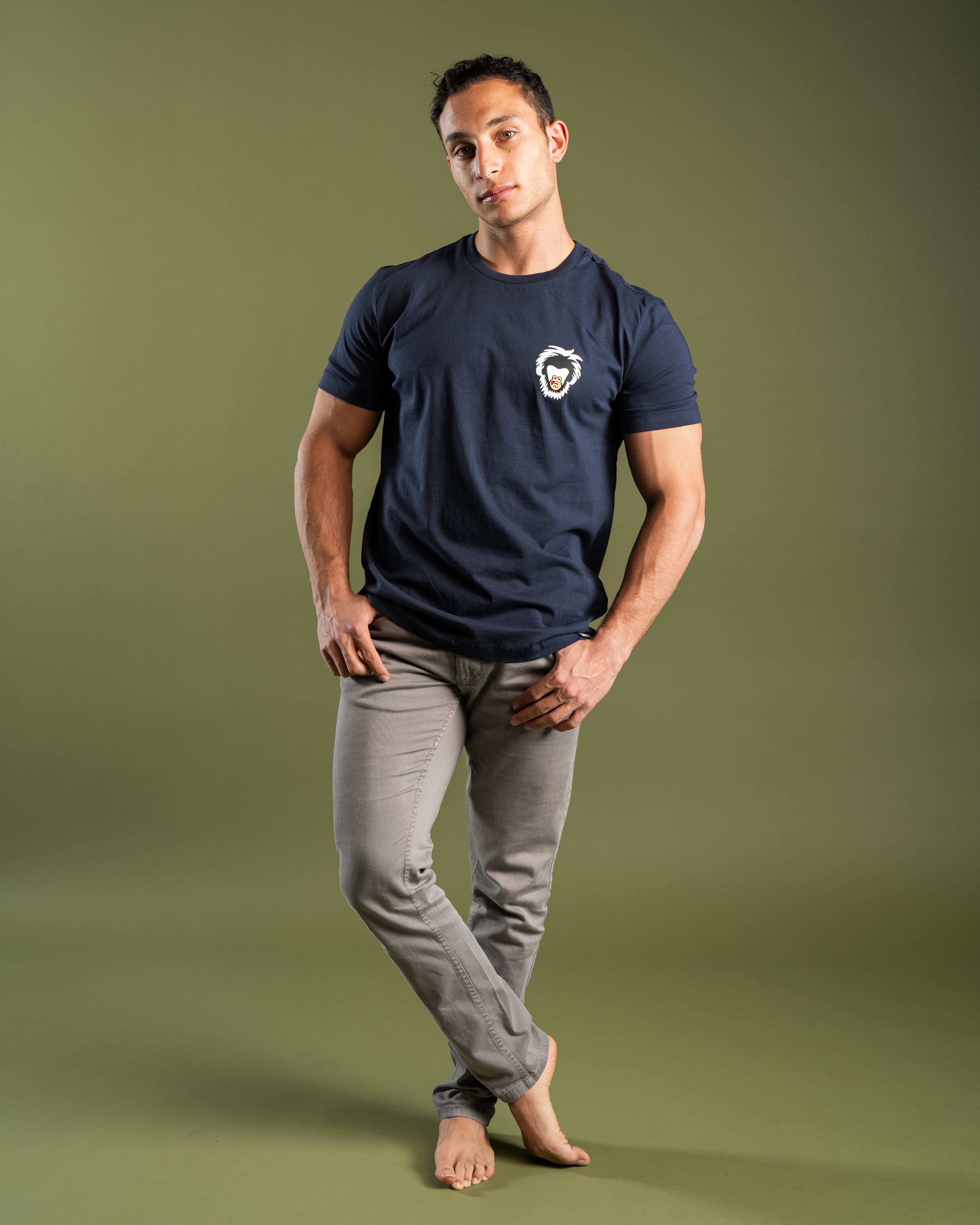 Playera Algodón Hombre T-shirt Wild Collection Basic