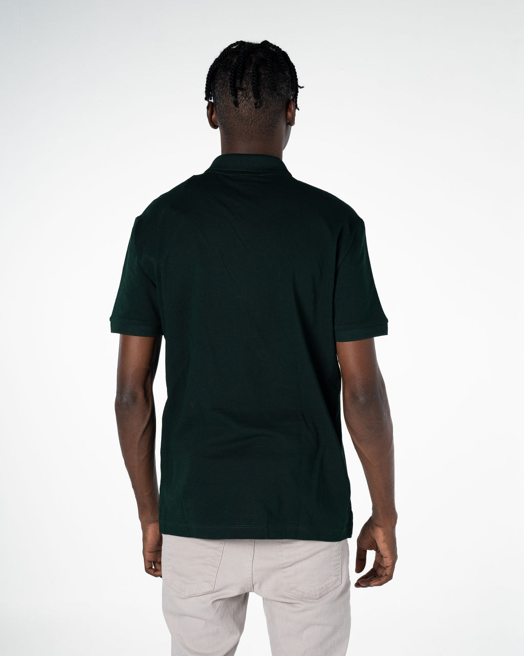 Men's Cotton Polo Shirt Silver Collection