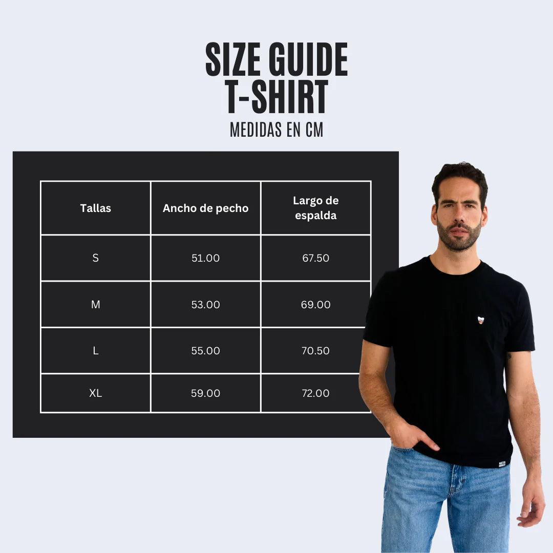 Playera Algodón Hombre T-shirt Silhouette Collection Graphic