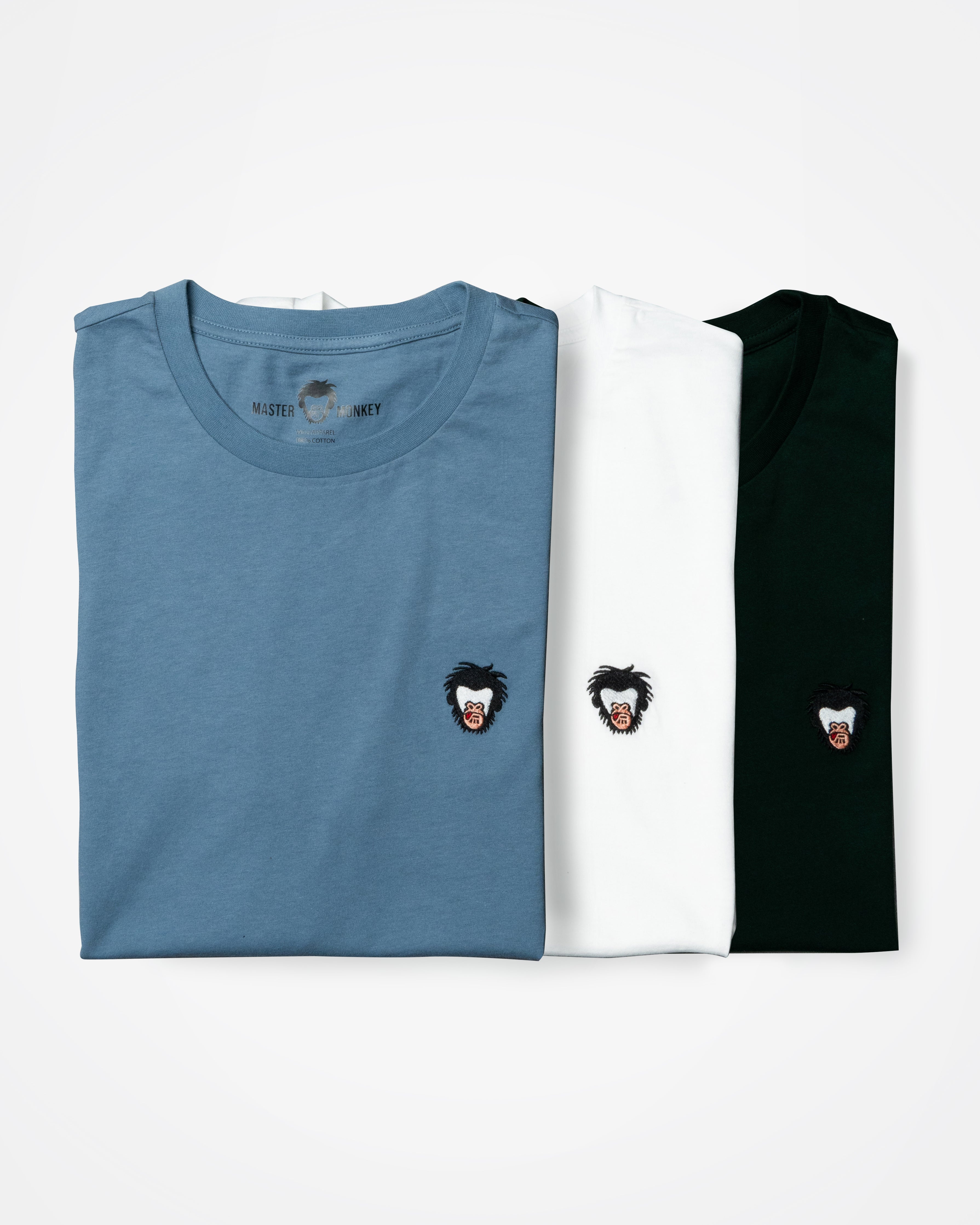 30% OFF 3 Pack De Playeras Basic Collection - Tricolor