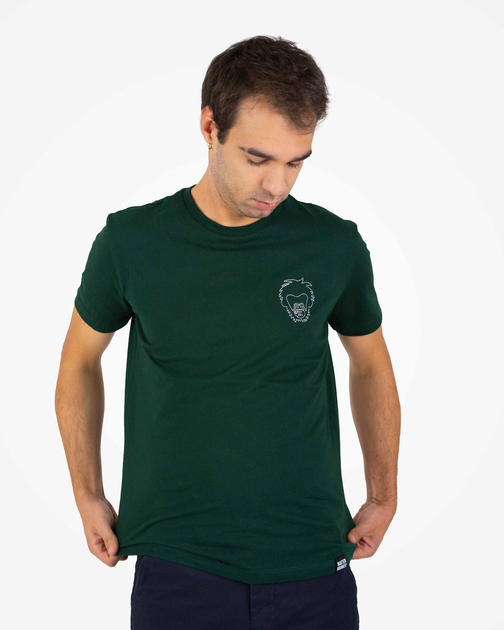 Playera Algodón Hombre T-shirt Silhouette Collection Stitch