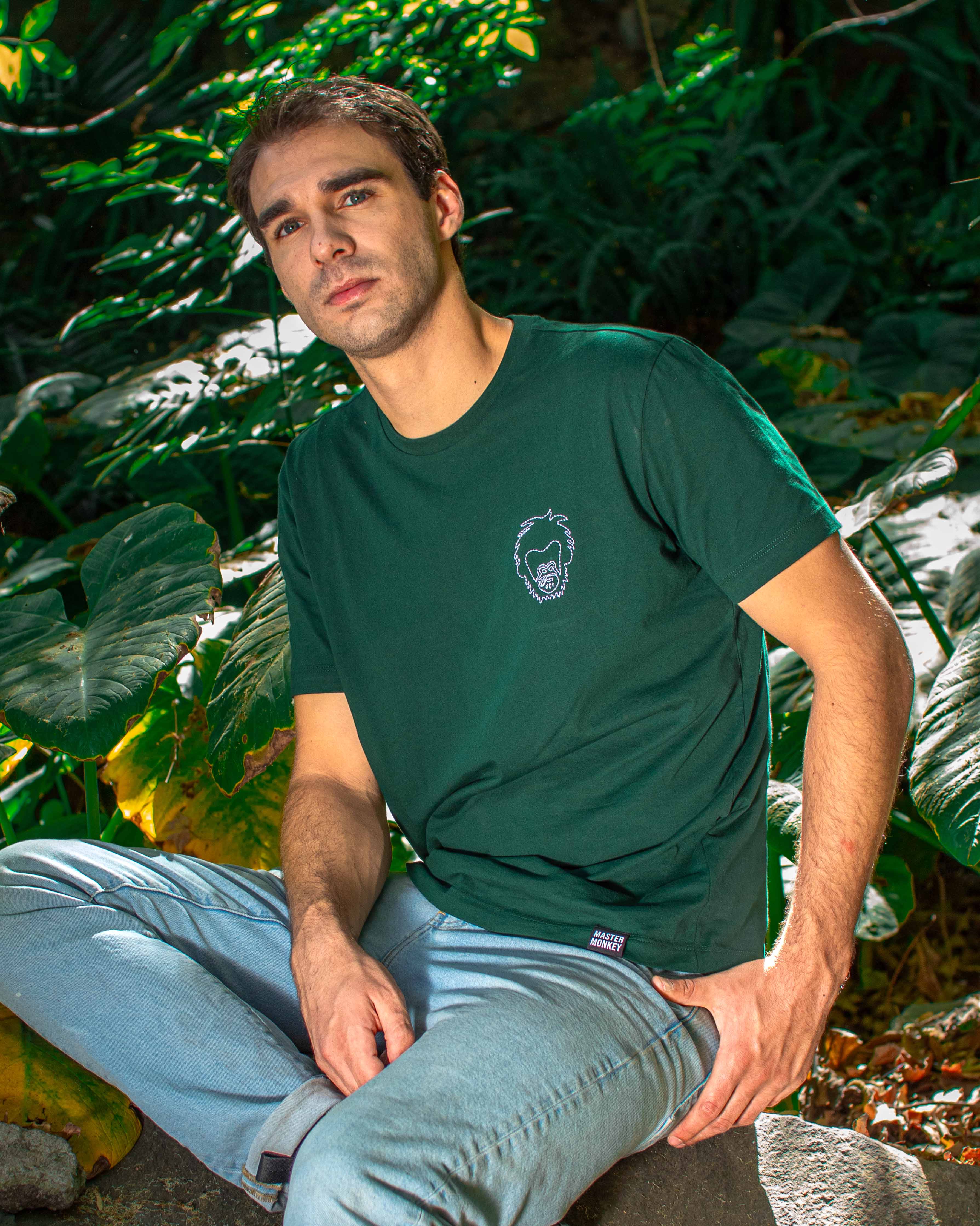 Playera Algodón Hombre T-shirt Silhouette Collection Stitch