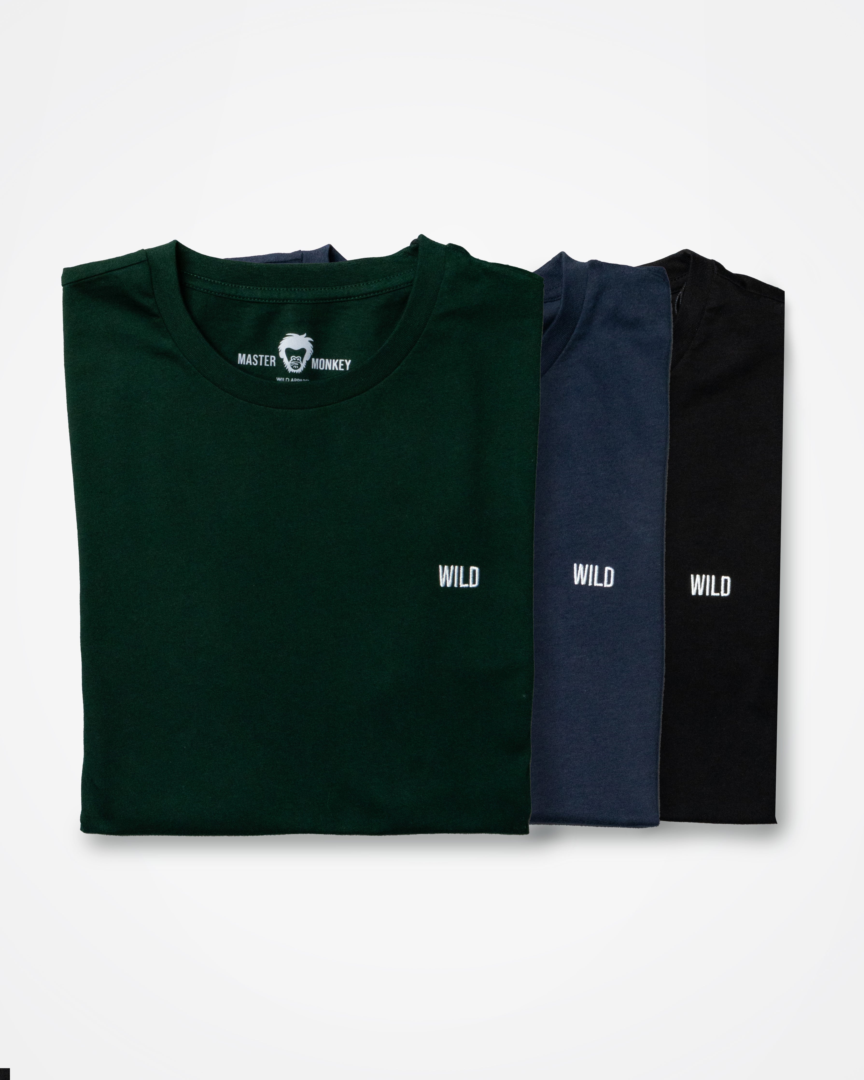 30% OFF 3 Pack De Playeras Wild Collection - Tricolor