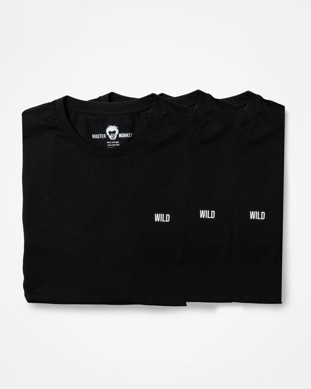 30% OFF 3 Pack De Playeras Wild Collection - Negro